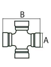 Cruceta cardan 2002 (22mm X 54 mm)